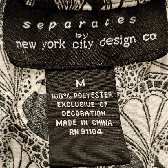 Separates by New York City by Design Nearly Sheer Bohemian Blouse - Picture 7 of 7